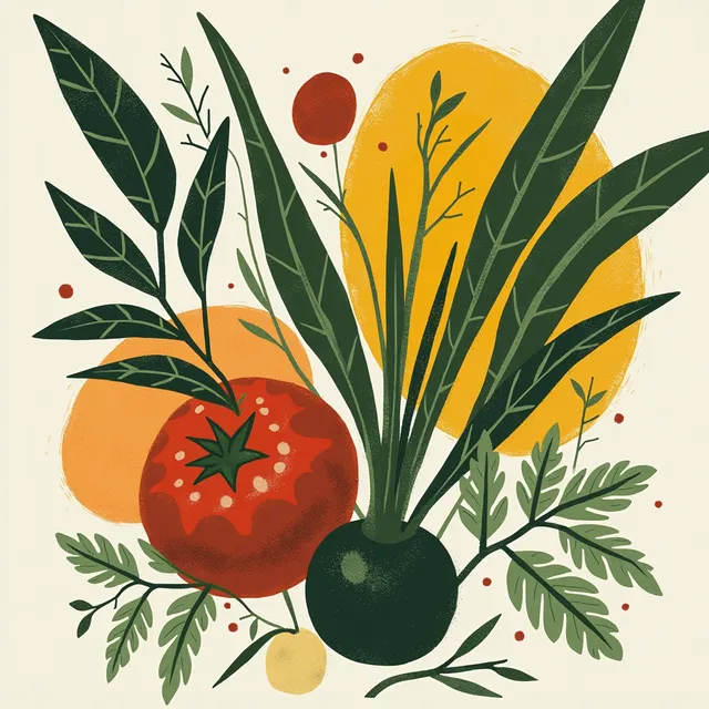 thumbnail for publication: Veggies and Herbs Made in the Shade: A Growing Season Calendar for North Florida